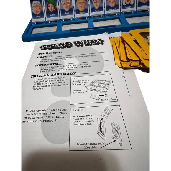 Guess Who? Board Game By Milton Bradley 1991 Edition Family Fun Ages 6+ Complete - Picture 8 of 8